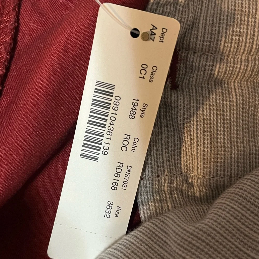 J CREW Broken In 770 Men's Rust Straight Legs Chino Pants Size 36x32